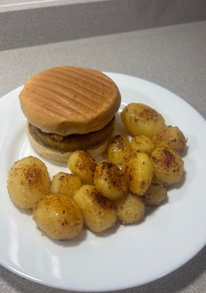 Una foto de Patatas cocidas con especias