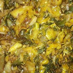 A picture of Vegetable sauce.