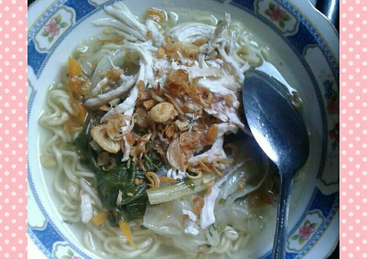 Resep Mie Eko Kuah Suwiran Ayam Dan Udang😋, Menggugah Selera
