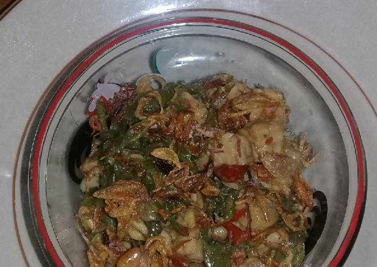 Resep Sayur langgi kacang panjang Anti Gagal