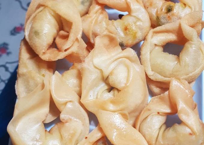 Resep Pangsit ayam mini, Enak Banget