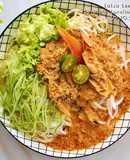 Laksa Lemak Kari (Laksa Kuah Merah Pahang)