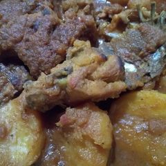 A picture of Chicken curry.