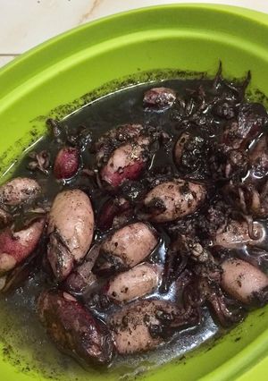 Foto resep Cumi item