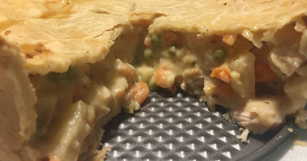 Tarta de pollo súper alta (chicken pot pie) Receta de Lee D ?- Cookpad