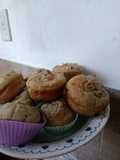 Muffins de banana y nuez! para bebés y niños