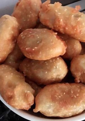 Hình của món Khoai lang kén.