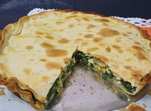 Una foto de Tarta Pascualina de acelga