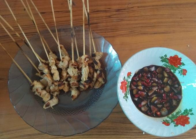 Wajib coba! Resep enak membuat Sate Ayam Bumbu Sambal Kecap  nagih banget