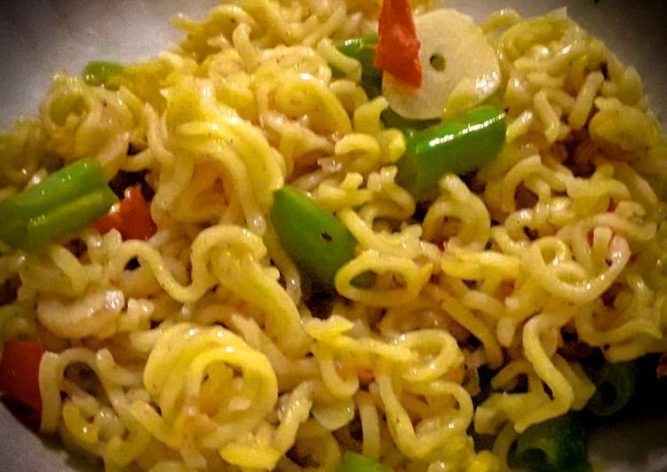 Cara Gampang Membuat Tumis buncis mie Instan Lezat