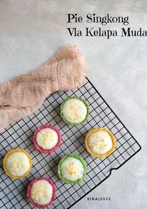 Foto resep Pie Singkong Vla Kelapa Muda