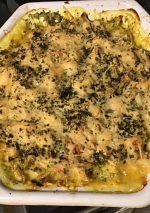 Une photo de Gratin de céleri branche à la cancoillotte et emmental
