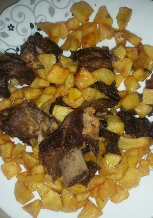 A picture of Deep fried potato.