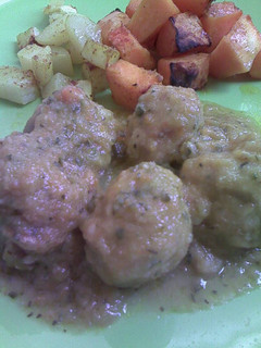 Una foto de Albóndigas al curry de Madrás
