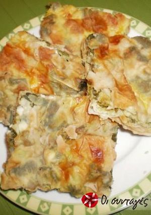 Φωτογραφία της συνταγής Πρασοσπανακοτυρόπιτα η τέλεια