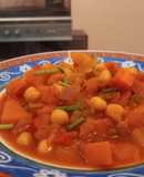 Guiso vegetariano simple