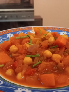 Una foto de Guiso vegetariano simple