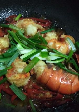 Foto resep Udang Saus Nipis