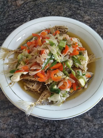 Resep Ikan kembung goreng sambel matah Yang Menggugah Selera