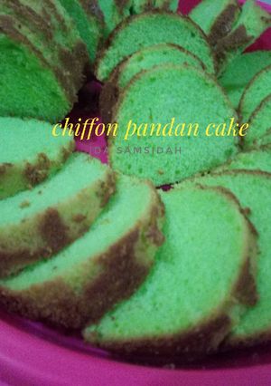 Foto resep 11. Chiffon cake pandan