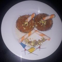 A picture of Kunafa vermicelli cups.