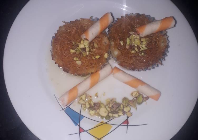 Recipe of Quick Kunafa vermicelli cups