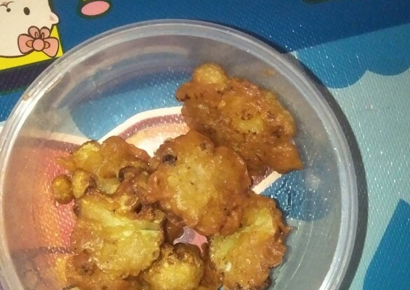 Cemilan kembang kol enak & mudah