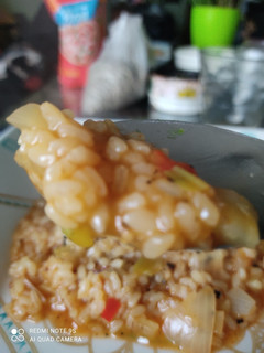 Una foto de Risotto con hinojo y hongos (🌱)