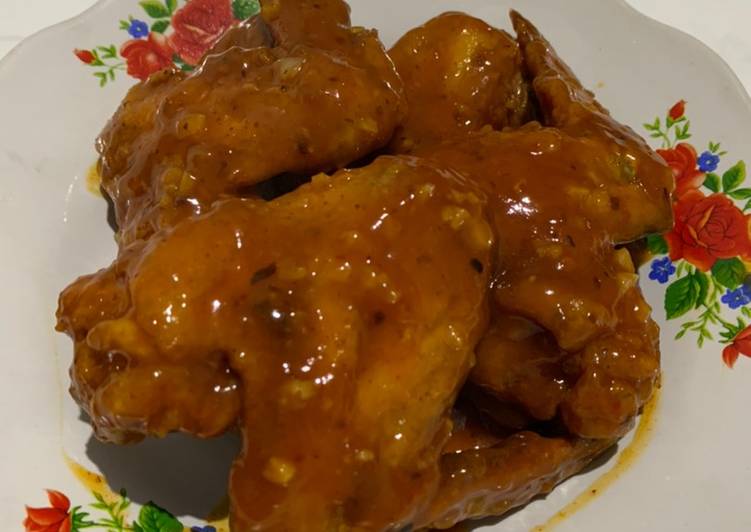 Resep Spicy wings sederhana Mudah