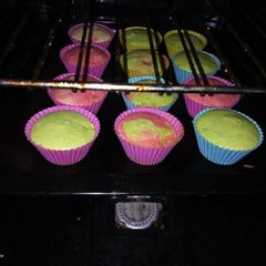 A picture of Colourful cake.