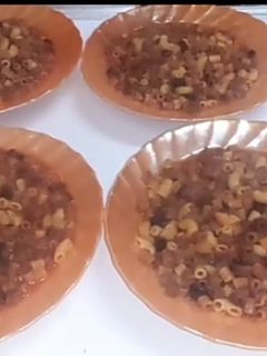 صورة لوصفة مكرونة محمرة
