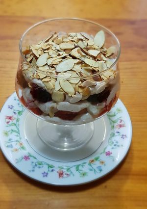Una foto de Parfait light de frutos rojos