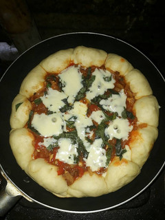 Foto resep Pizza Teflon Mozzarella anti gagal