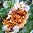 Nasi Bakar Ayam Suwir Kemangi Bumbu Bali