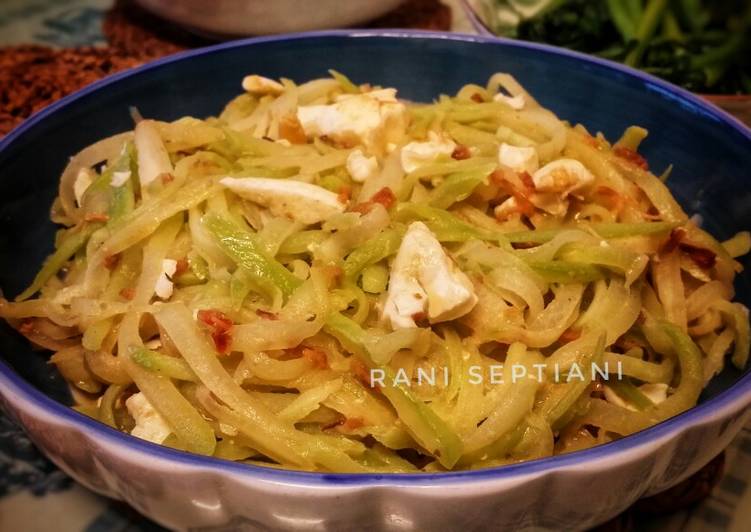 Resep Tumis Labu Siam Telur Asin, Bikin Ngiler