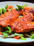 Pollo marinado con achiote