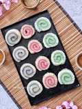 Mochi Gulung Simple dan Kenyal