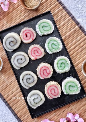 Foto resep Mochi Gulung Simple dan Kenyal