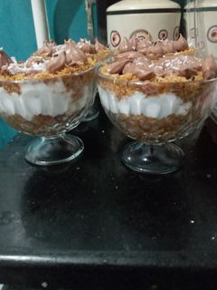 صورة لوصفة كنافه بالكريم شانتيه