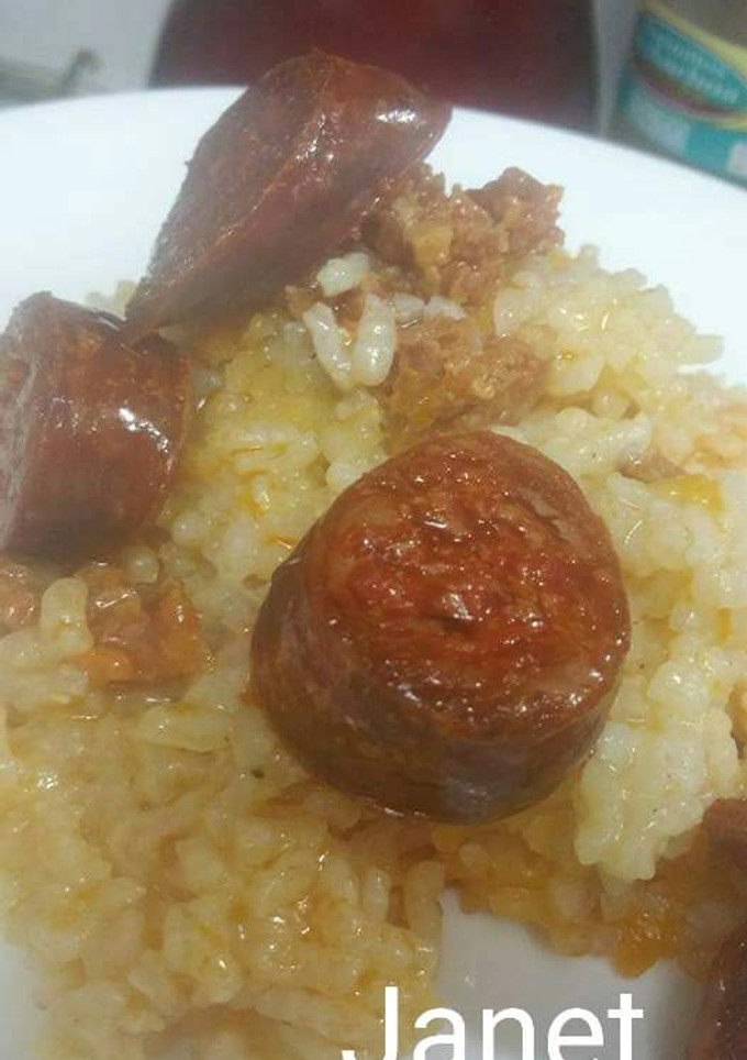 Una foto de Arroz de pobres