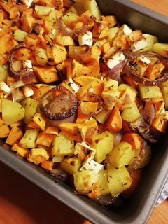 Édesburgonyás köret🥙 recept fotója