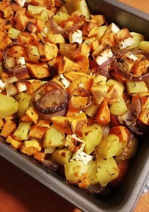 Édesburgonyás köret🥙 recept fotója