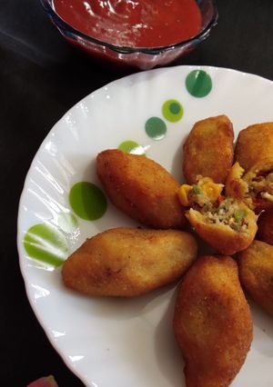 A picture of Cheese Corn rolls.