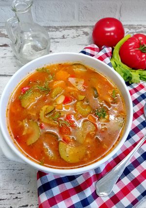 Zdjęcie przepisu Zupa minestrone.