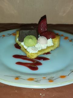 Una foto de Explosión roja con chocolate