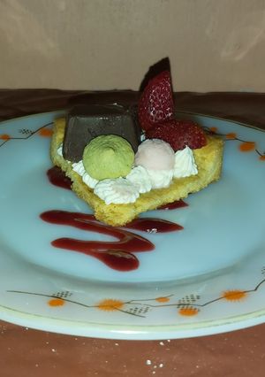 Una foto de Explosión roja con chocolate