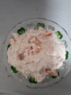 Una foto de Ensalada cremosa de atún