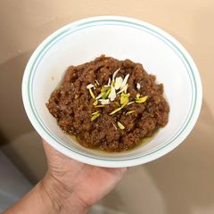 A picture of Badam Ka Halwa.
