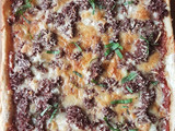 Pizza de res enlatada