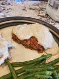Classic Country Chicken Fried Steak with white gravy